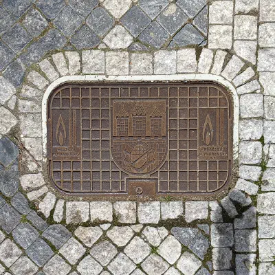 Gas Cover with Prague Coat of Arms