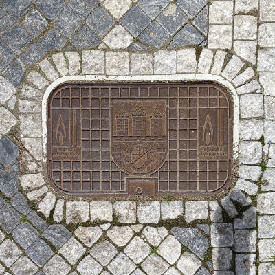 Gas Cover with Prague Coat of Arms