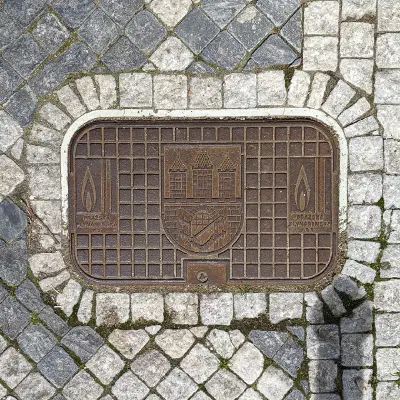 Gas Cover with Prague Coat of Arms