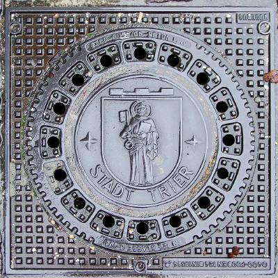 Manhole Cover with Trier Coat of Arms