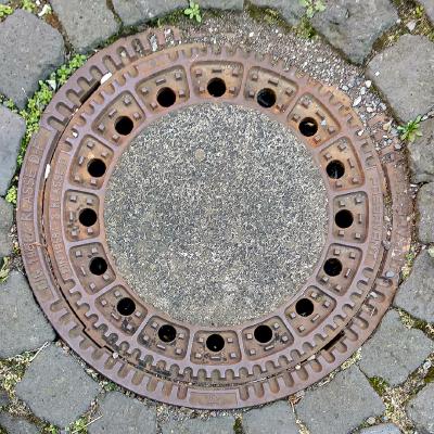 Concrete Manhole Cover with Metal Frame