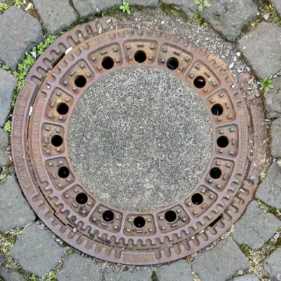 Concrete Manhole Cover with Metal Frame