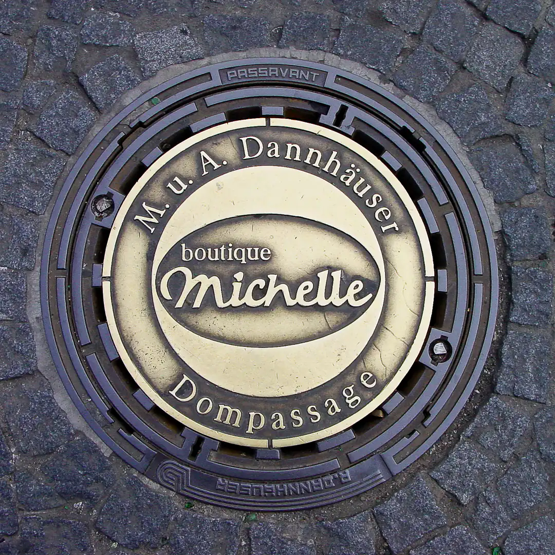 Manhole Cover by Passavant Werke in Würzburg, Germany. Photo by Yuri Matrosovich
