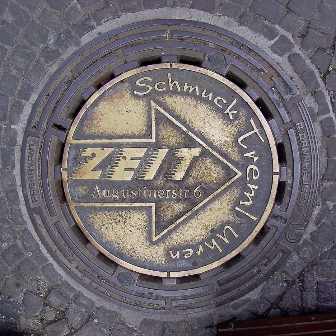 Manhole Cover by Passavant Werke in Würzburg, Germany. Photo by Yuri Matrosovich