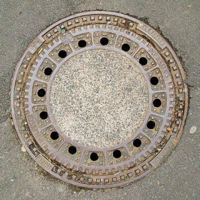 Concrete Manhole Cover with Metal Frame