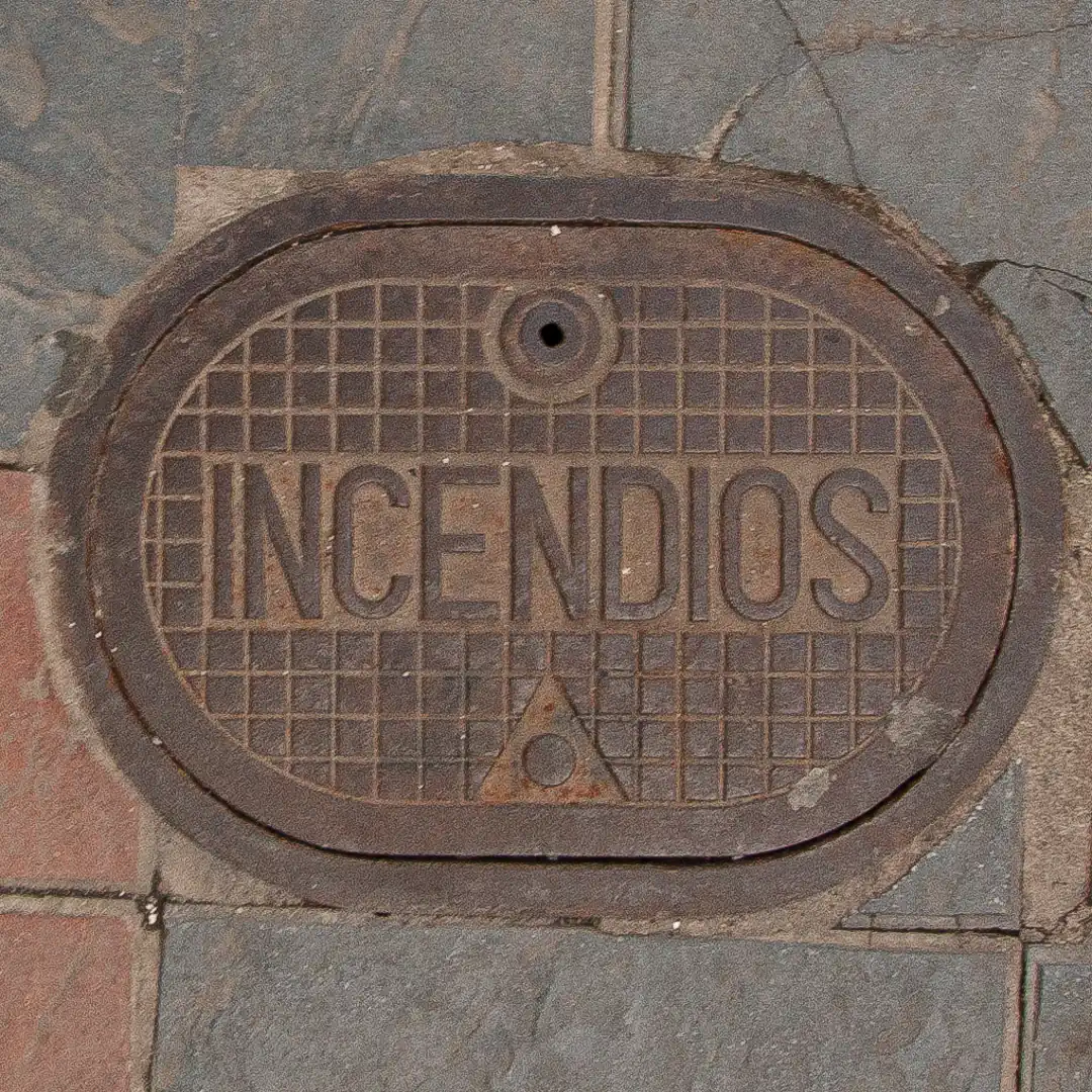 Hydrant Manhole Cover in Fuengirola, Spain. Photo by Yuri Matrosovich