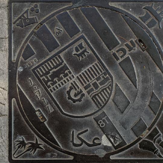 Acre Coat of Arms Manhole Cover