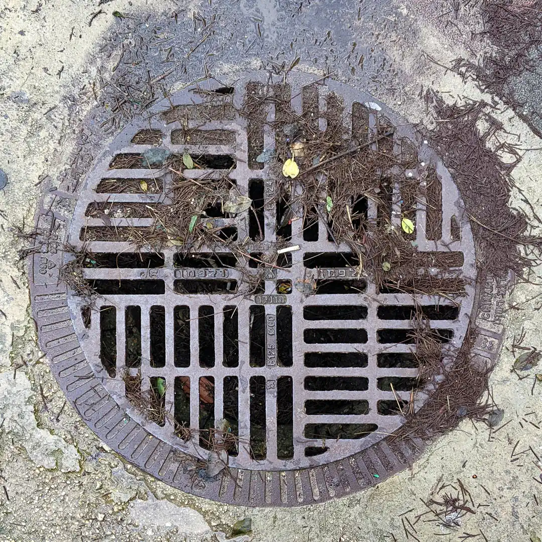 Drainage Manhole Cover in Haifa, Israel. Photo by Yuri Matrosovich