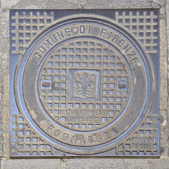 Comune di Firenze Fognatura Manhole Cover