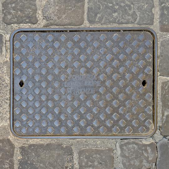 Fonderia delle Cure Firenze Manhole Cover