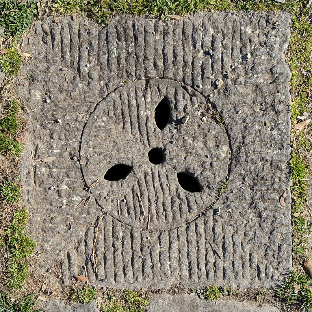 Drainage Manhole Cover in Florence, Italy. Photo by Yuri Matrosovich