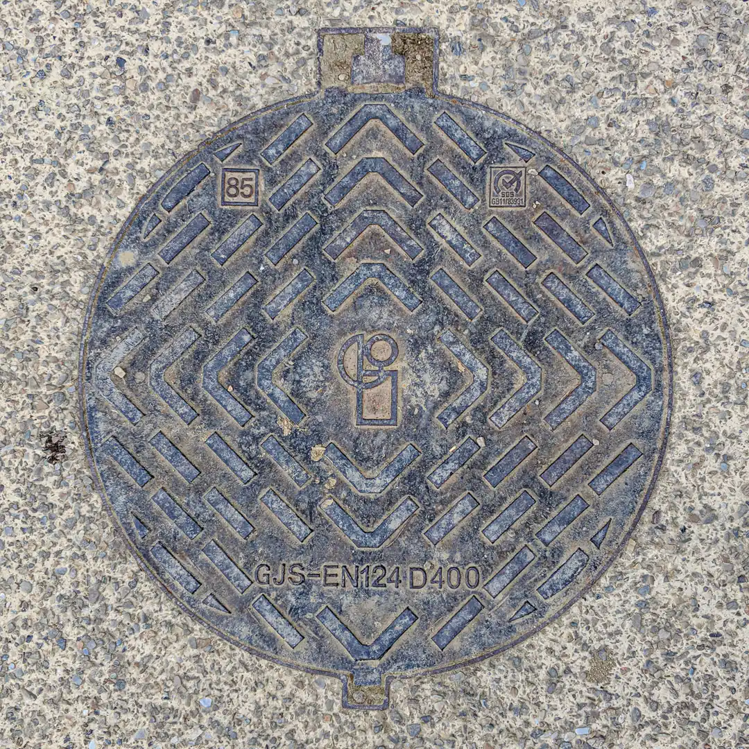 Manhole Cover in Florence, Italy. Photo by Yuri Matrosovich