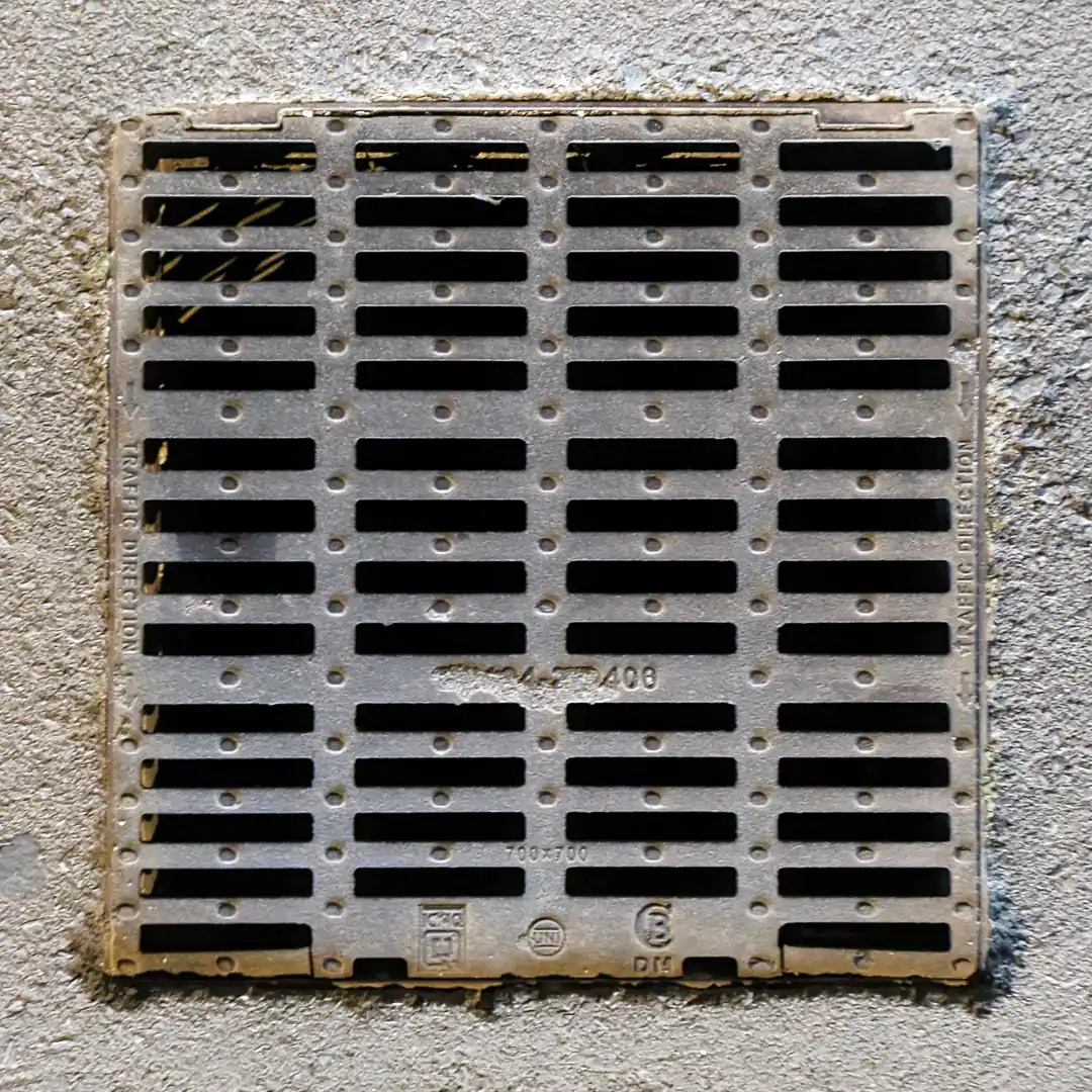 Drainage Manhole Cover in Lješevići, Montenegro. Photo by Denis Panin