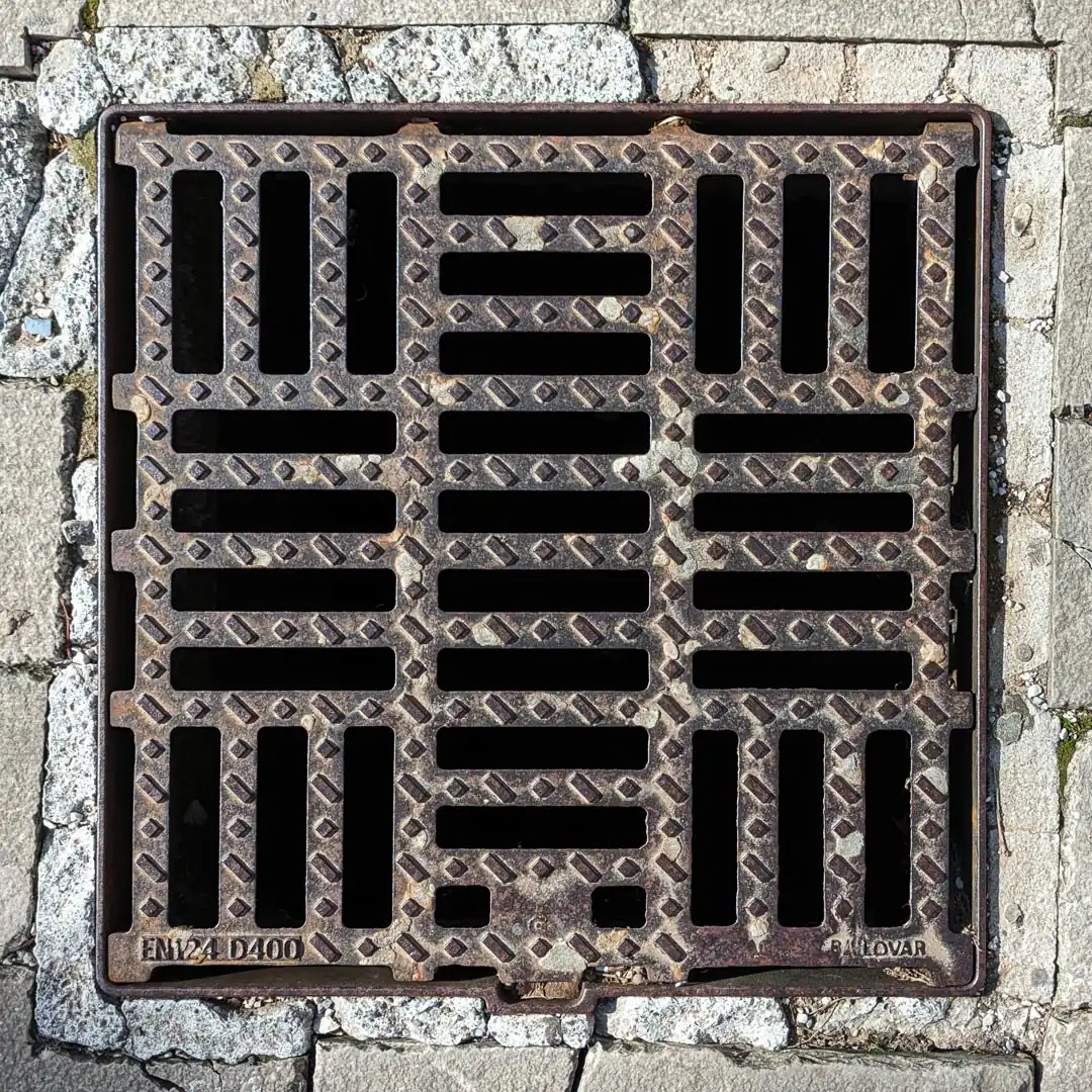 Drainage Manhole Cover in Cetinje, Montenegro. Photo by Denis Panin