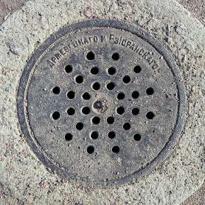Manhole Cover in Oreshek Fortress
