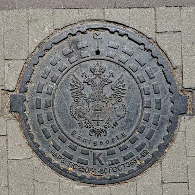 Manhole Cover with Königsberg Coat of Arms